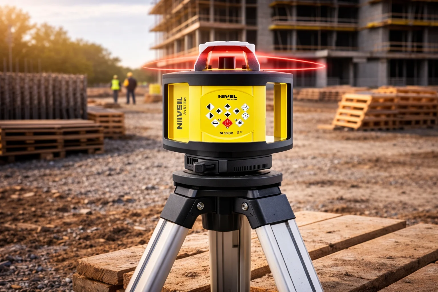 Nivel NL520R: Rotačný Laser Pre Veľké Projekty