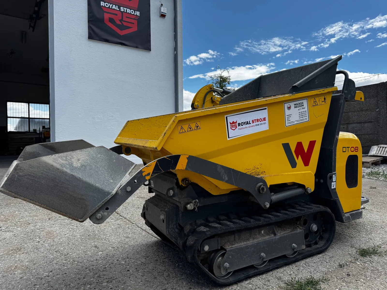 Pásový mini bager JCB pripravený na dovoz - Royal Stroje